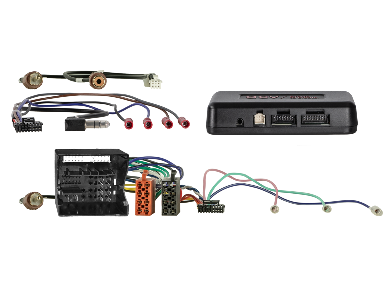 S.W.I. + Info adapter incl. lead Skoda/Volkswagen Voertuigen 52Pin Quadlock Multilead (43uvw04) - 43xvw04 - 43xvw04