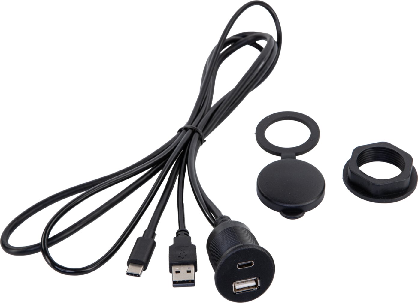 USB paneelaansluiting USB-A/USB-C los - 44 1000 010 - 44-1000-010-0