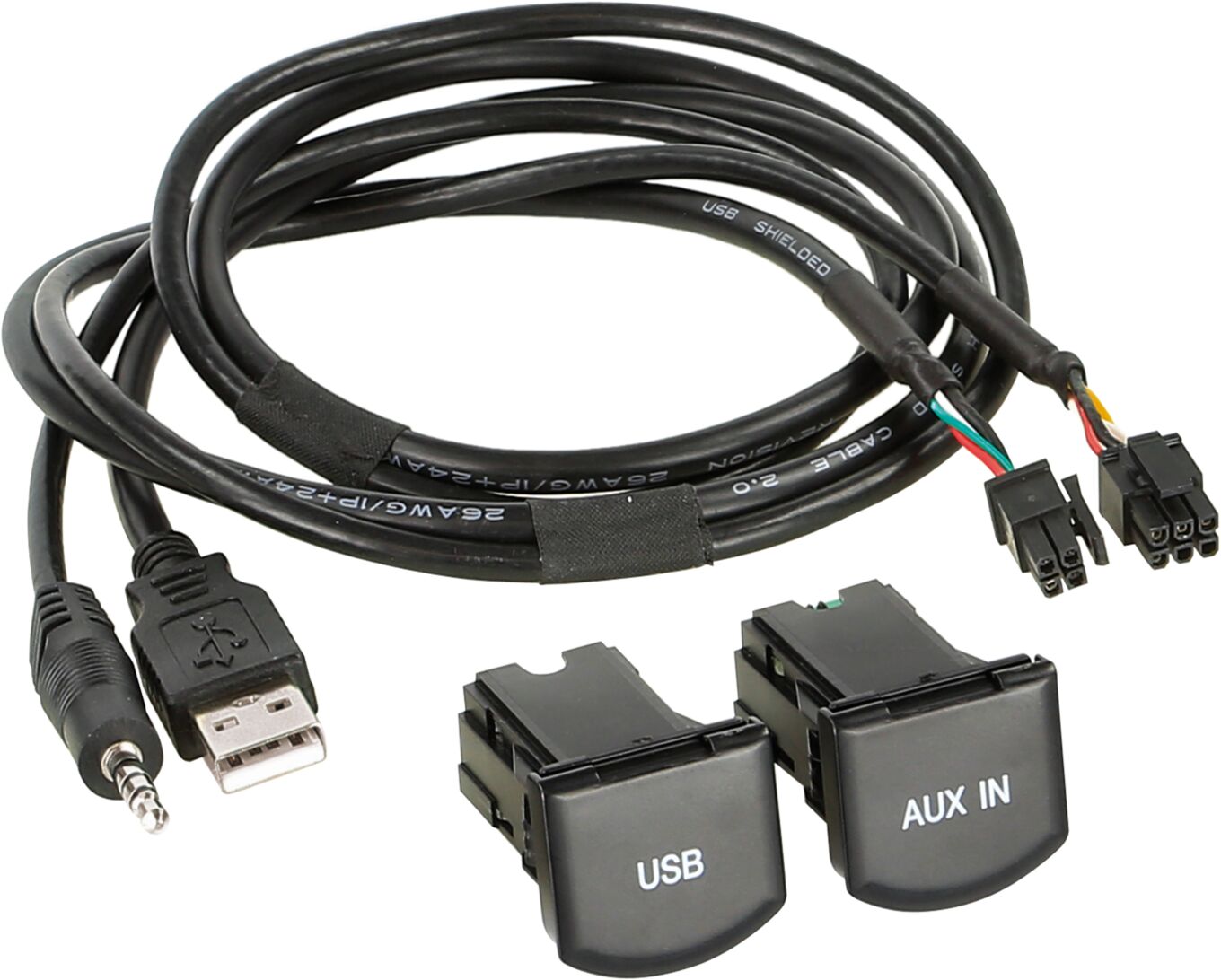 USB / AUX replacement Volkswagen Polo 2014-2017 - 44 1324 003 geschlossen - 44-1324-003