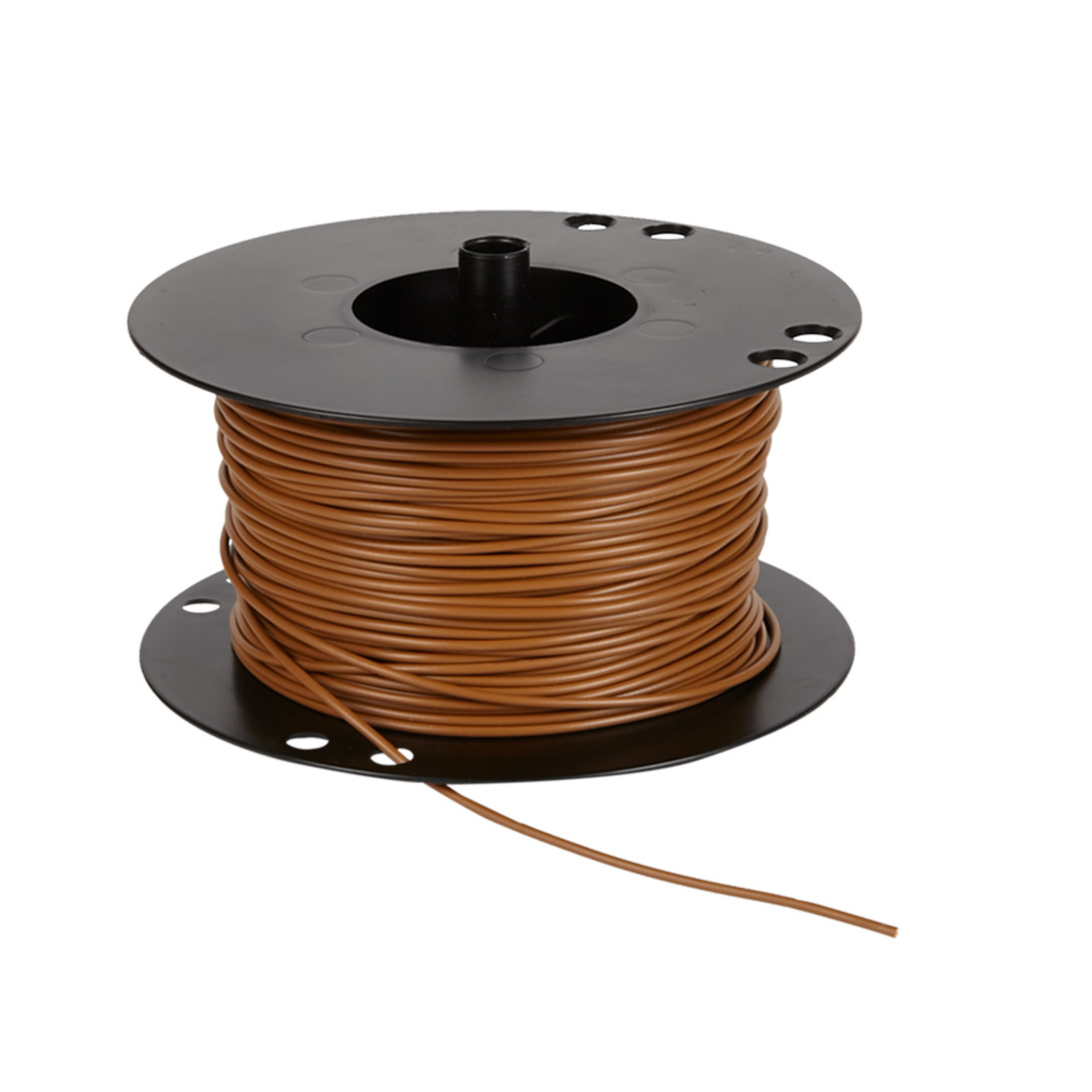 Voedingskabel haspel 0.75 mm&sup2; bruin 100 Meter - 50 075 100 10x - 50-075-100-10X