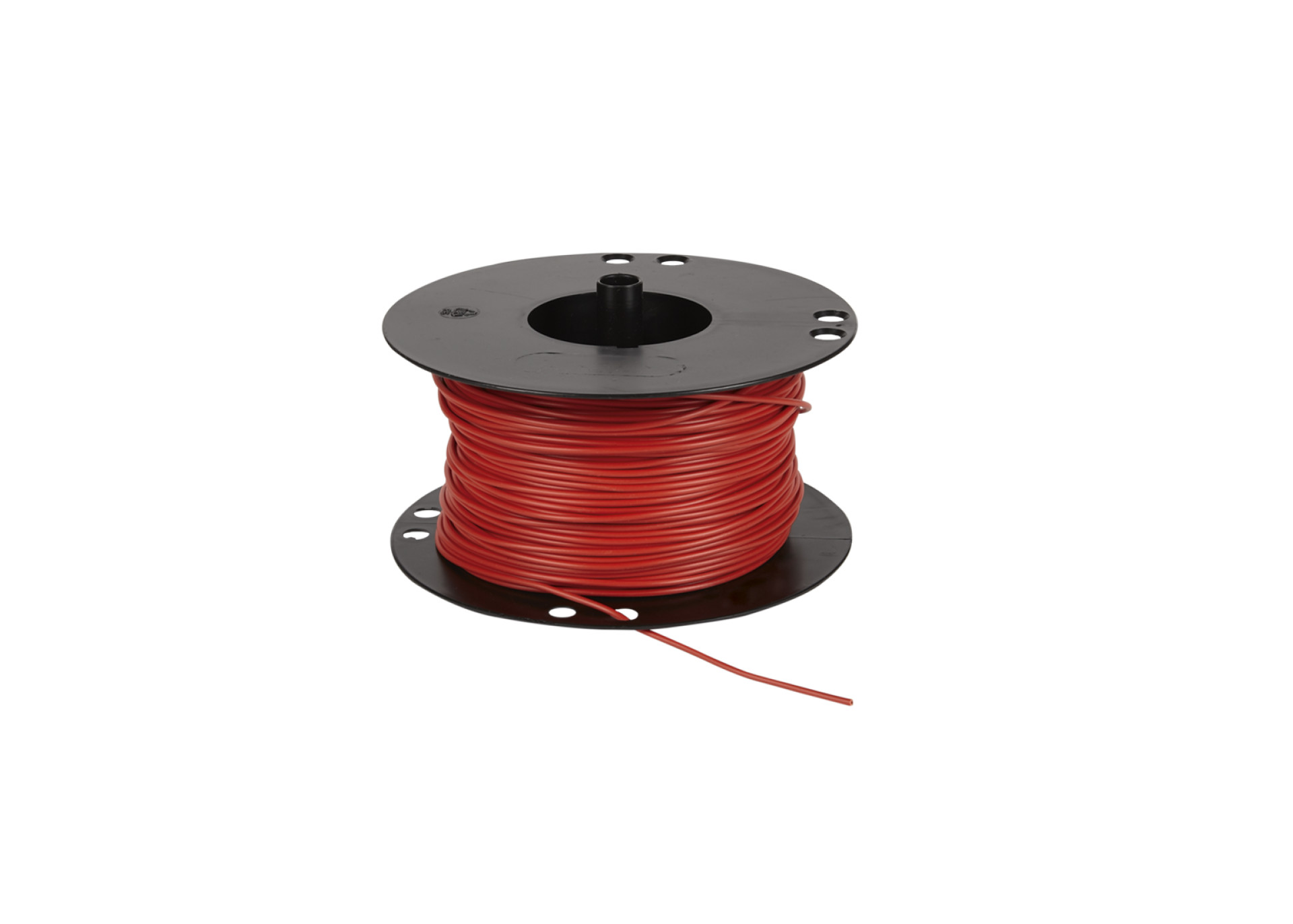Voedingskabel haspel 0.75 mm&sup2; rood 100 Meter - 50 075 100 1x - 50-075-100-1X