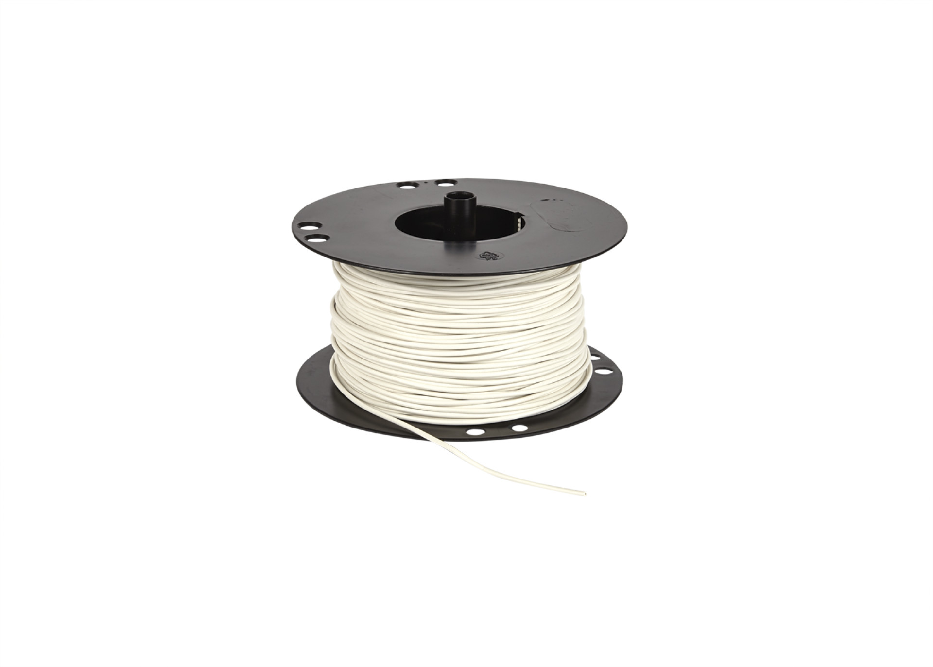 Voedingskabel haspel 0.75 mm&sup2; wit 100 Meter - 50 075 100 5x - 50-075-100-5X