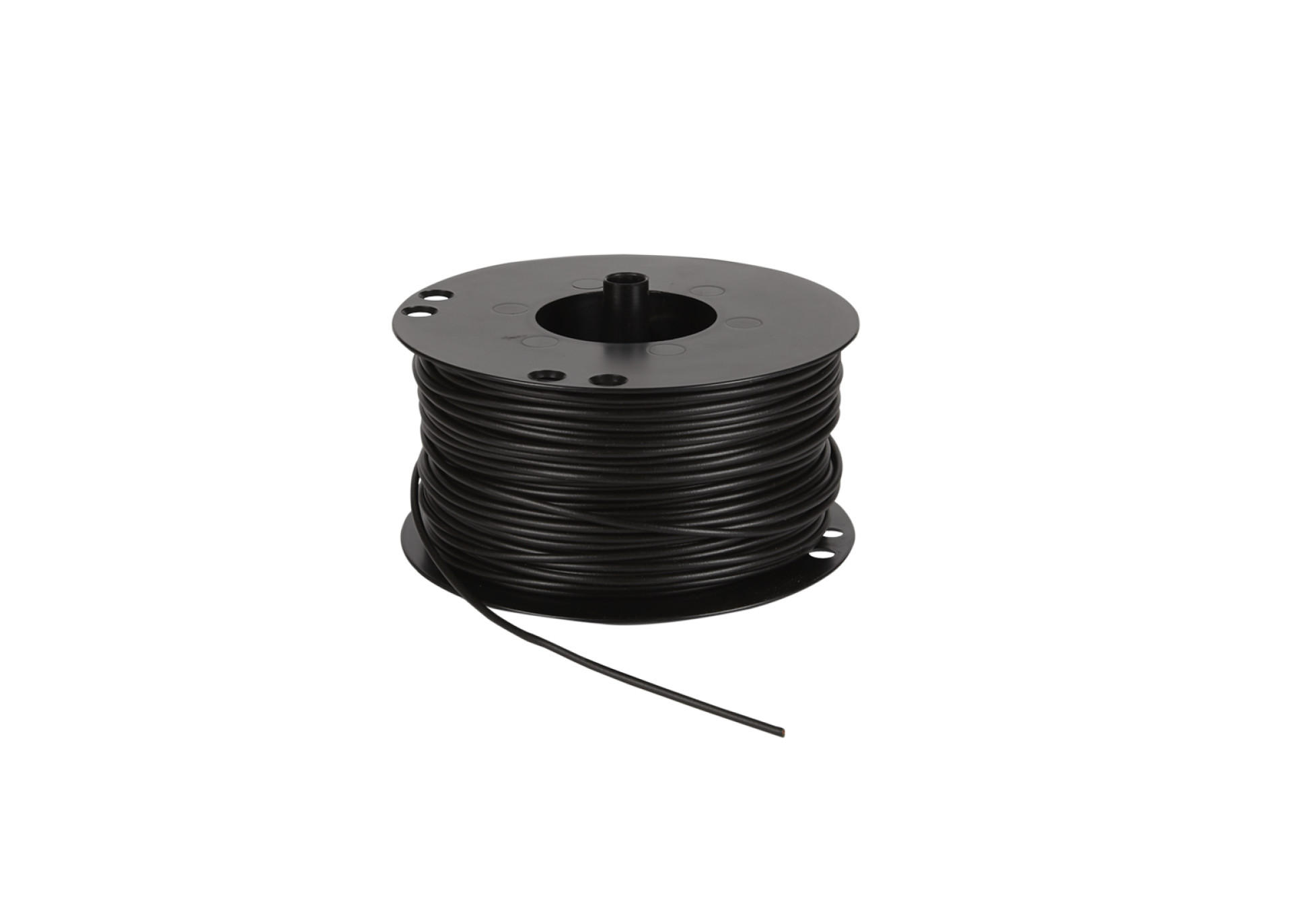 Voedingskabel haspel 1.50 mm&sup2; zwart 100 Meter - 50 150 100 2x - 50-150-100-2X