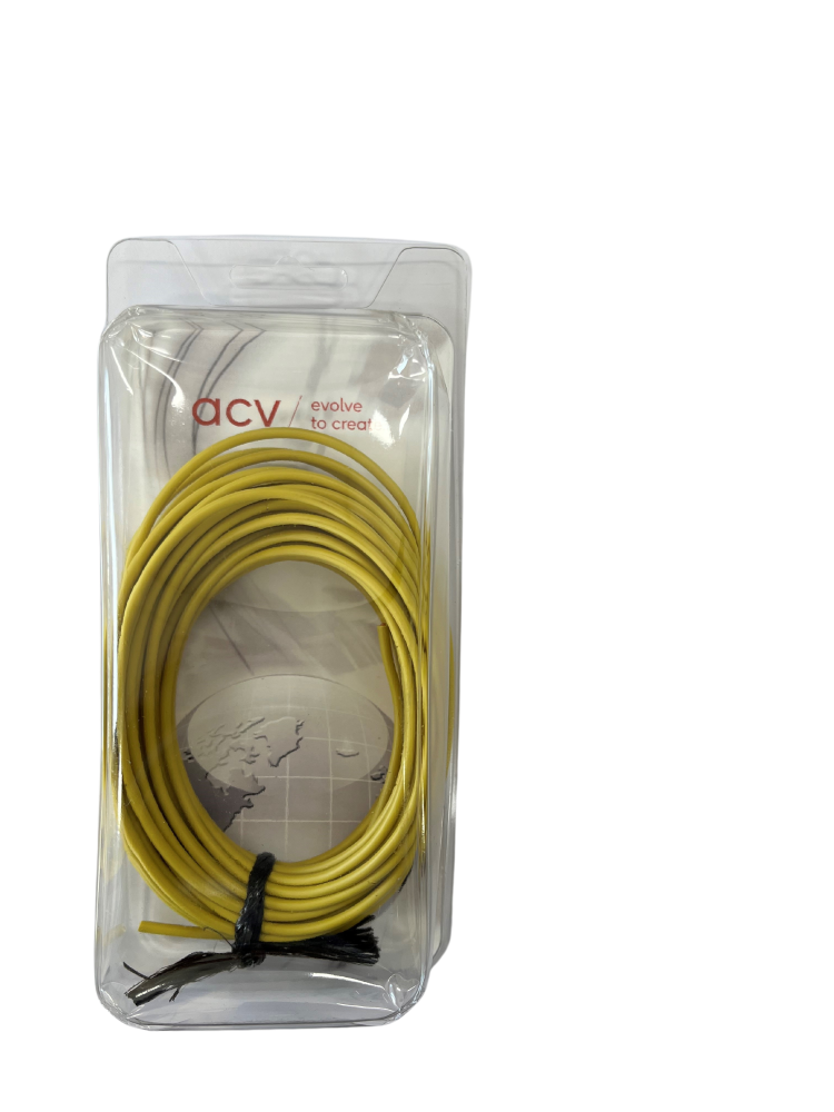 stroomkabel 1,5mm geel 10 mtr in blister - 50 250 010 ge - 50-150-010-GE