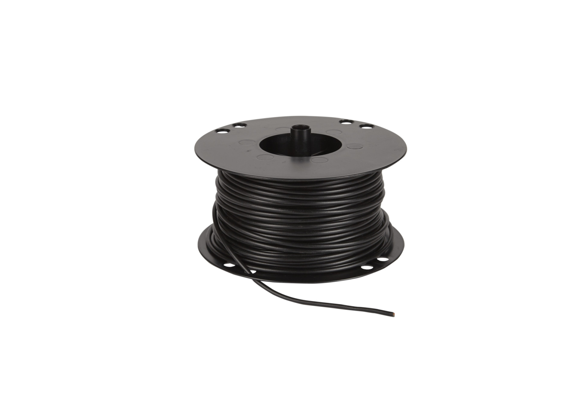 Voedingskabel haspel 2.50 mm&sup2; zwart 50 Meter - 50 250 050 2x - 50-250-050-2X