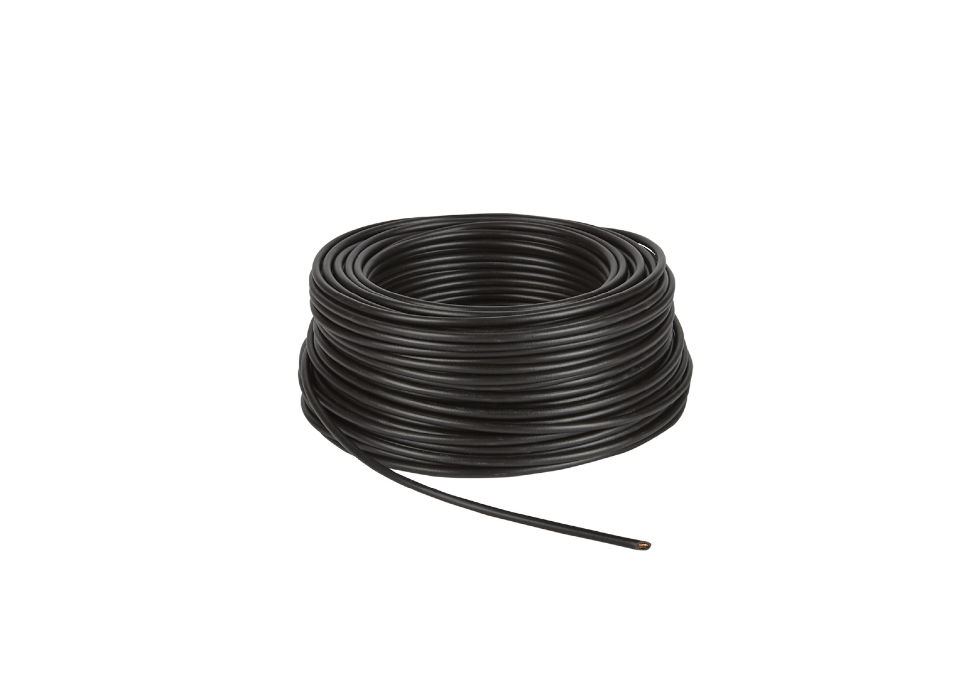 Voedingskabel in doos 4 mm&sup2; zwart 50 Meter - 50 400 050 2x - 50-400-050-2X