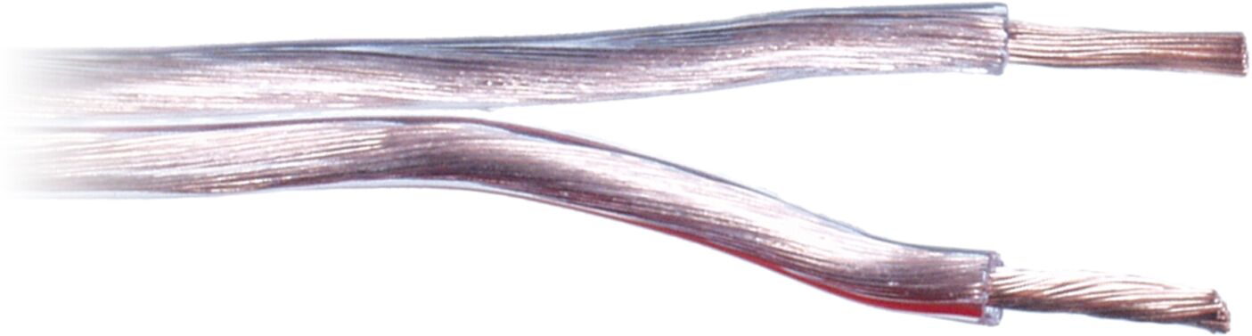 Luidspreker kabel 2 x 1,50 mm transparant mint 200 Meter - 51 215 205 - 51-215-205
