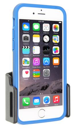 Apple iPhone 5 / 12 Mini / 13 Mini / SE verstelbare houder met swivelmount. Met hoes - 511428 a - 511428