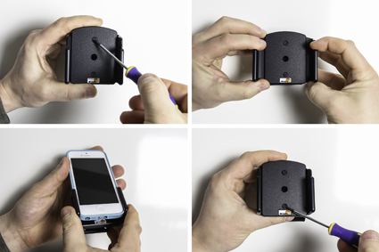 Apple iPhone 5 / SE Passieve houder met cover passieve houder met swivelmount  - 511430 1 - 511430