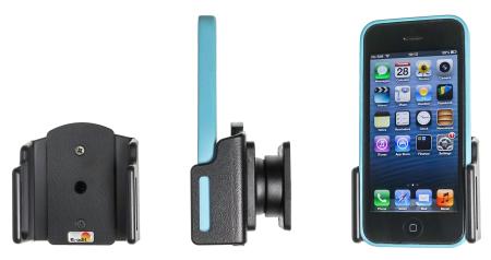 Apple iPhone 5 / SE Passieve verstelbare houder met swivelmount. Met hoes - 511431 a - 511431