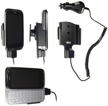 HTC Touch Pro 2 Actieve houder met 12/24V lader. Let op: Uitlopend artikel, Kan niet retour! - 512163 - 512163