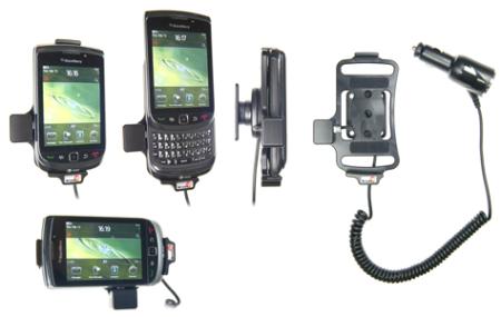 BlackBerry Torch 9800 Actieve houder met 12/24V lader. Let op: Uitlopend artikel, Kan niet retour! - 512179 - 512179