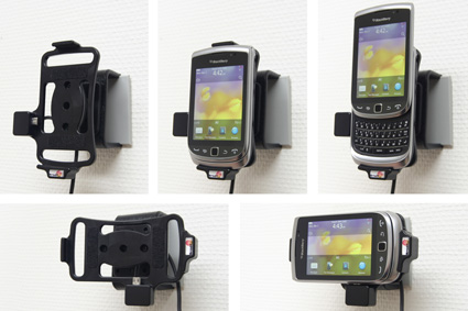 BlackBerry 9800/9810 Actieve houder met 12/24V lader. Let op: Uitlopend artikel, Kan niet retour! - 512272 4 - 512272