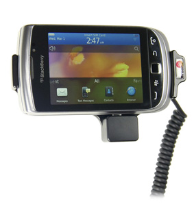 BlackBerry 9800/9810 Actieve houder met 12/24V lader. Let op: Uitlopend artikel, Kan niet retour! - 512272 d - 512272