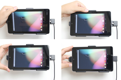 Google Nexus 7 Actieve houder met 12/24V lader. Let op: Uitlopend artikel, Kan niet retour! - 512412 2 - 512412