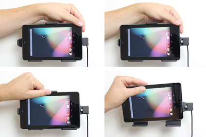 Google Nexus 7 Actieve houder met 12/24V lader. Let op: Uitlopend artikel, Kan niet retour! - 512412 3 - 512412