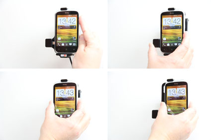 HTC Desire C Actieve houder met 12/24V lader. Let op: Uitlopend artikel, Kan niet retour! - 512420 3 - 512420