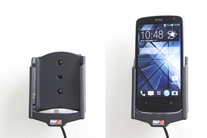 HTC Desire 500 Actieve houder met 12/24V lader. Let op: Uitlopend artikel, Kan niet retour! - 512563 4 - 512563