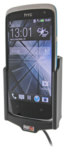 HTC Desire 500 Actieve houder met 12/24V lader. Let op: Uitlopend artikel, Kan niet retour! - 512563 a - 512563
