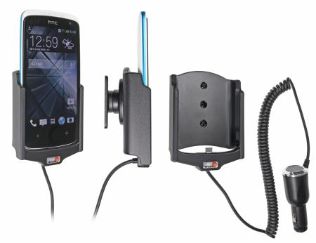 HTC Desire 500 Actieve houder met 12/24V lader. Let op: Uitlopend artikel, Kan niet retour! - 512563 - 512563