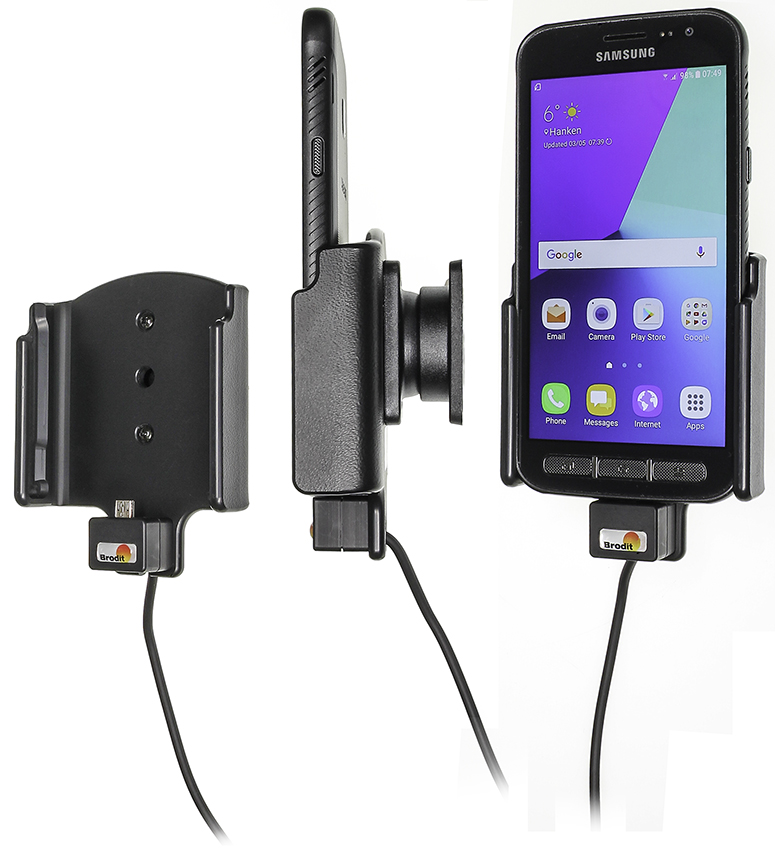 Samsung Galaxy Xcover 4 Actieve houder met 12/24V lader - 512958 a - 512958