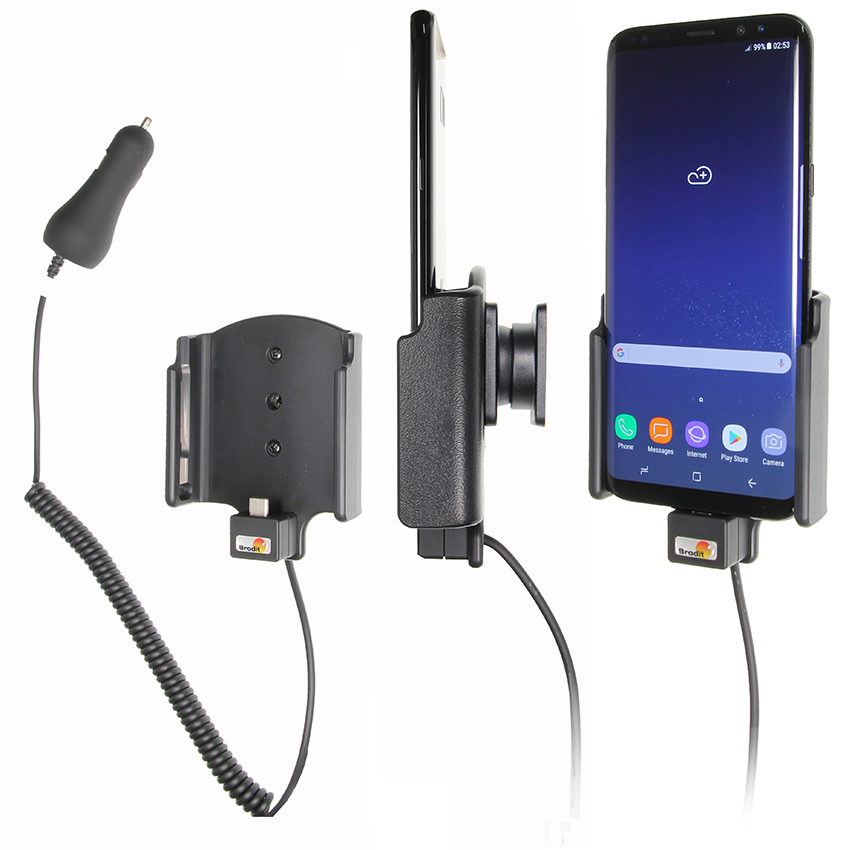 Samsung Galaxy S8 Plus Actieve houder met 12/24V lader - 512967 a - 512967