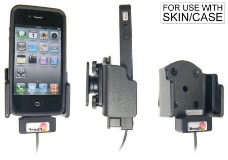 Apple iPhone 4/4S Passieve verstelbare houder met hoes. Let op: Uitlopend artikel, Kan niet retour! - 514165 - 514165