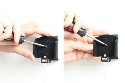 Apple iPhone 5 / SE Passieve houder. Originele lightning kabel met Belkin USB 12/24V plug - 514442 3 - 514442