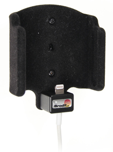 Apple iPhone 5 / SE Passieve houder. Originele lightning kabel met Belkin USB 12/24V plug - 514442 a - 514442