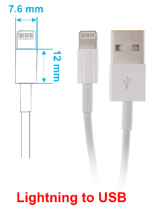 Apple iPhone 5 / SE Passieve houder. Originele lightning kabel met Belkin USB 12/24V plug - 514442 d - 514442