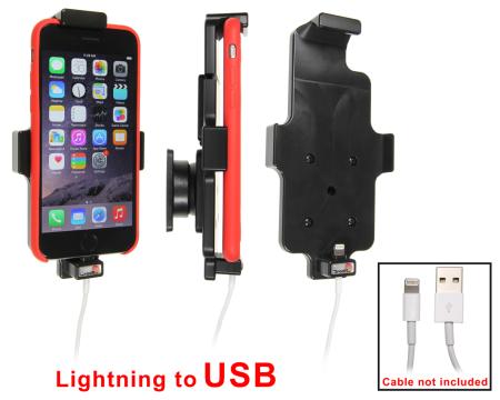 Apple iPhone 6 Passieve houder. Originele Apple kabel / with skin - 514662 - 514662