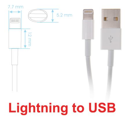 Apple iPhone 6S / 7 / 8 / X / Xs Passieve houder voor originele kabel. - 514795 a - 514795