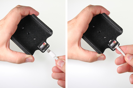 Apple iPhone 6/6S en 7  Passieve houder. Originele lightning naar 30-pin adapter kabel (Gestoffeerd) - 515660 1 - 515660