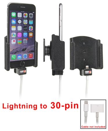 Apple iPhone 6/6S en 7  Passieve houder. Originele lightning naar 30-pin adapter kabel (Gestoffeerd) - 515660 - 515660