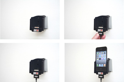 Apple iPhone 4/4S Passieve houder met ingebouwde connectorLet op: Uitlopend artikel, Kan niet retour - 516164 3 - 516164