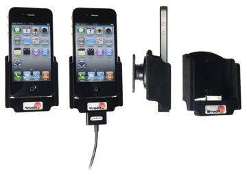 Apple iPhone 4/4S Passieve houder met ingebouwde connectorLet op: Uitlopend artikel, Kan niet retour - 516164 - 516164