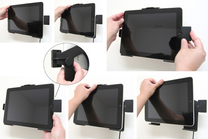 Apple iPad 1 Actieve houder met 12V USB plug Let Op: Uitlopend Artikel, Kan niet retour! - 521139 3 - 521139