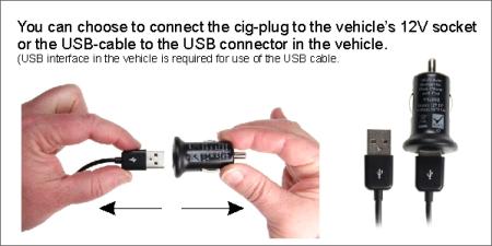 Apple iPad 1 Actieve houder met 12V USB plug Let Op: Uitlopend Artikel, Kan niet retour! - 521139 e - 521139