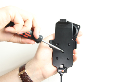 Apple iPhone 5 / 5S / SE Actieve houder met of zonder hoes 12V USB plug - 521500 1 - 521500