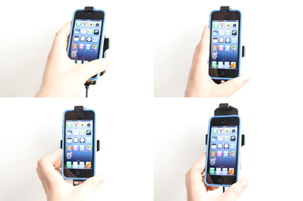 Apple iPhone 5 / 5S / SE Actieve houder met of zonder hoes 12V USB plug - 521500 3 - 521500