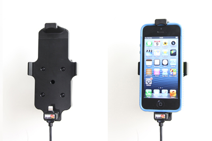 Apple iPhone 5 / 5S / SE Actieve houder met of zonder hoes 12V USB plug - 521500 4 - 521500