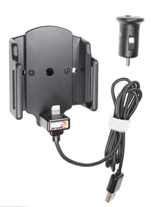 Apple iPhone 5 / 5S / SE Actieve verstelbare houder met 12V USB plug - 521503 a - 521503