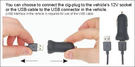 Samsung Galaxy S5 Actieve houder met 12V USB plug - 521623 d - 521623