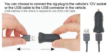 Apple iPhone 6/6S/6 Plus/7 Plus/8 Plus/Xs Max Actieve houder met 12V USB Plug. (met/zonder hoes) - 521663 d - 521663