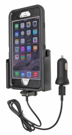 Apple iPhone 6/7/8 Plus Actieve houder met 12V USB plug. Otterbox defender hoes,  - 521741 a - 521741