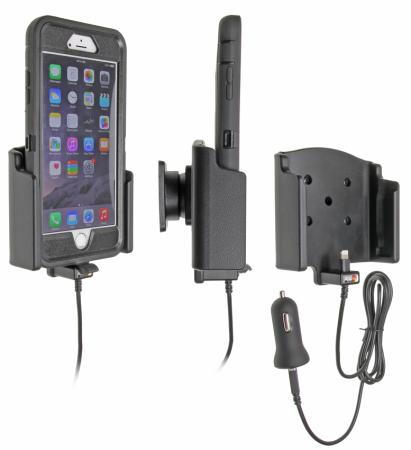 Apple iPhone 6/7/8 Plus Actieve houder met 12V USB plug. Otterbox defender hoes,  - 521741 - 521741