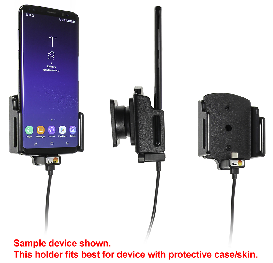 Universele houder USB-C met 12V USB plug 62-77mm / 6-10 mm - 521840 a - 521840