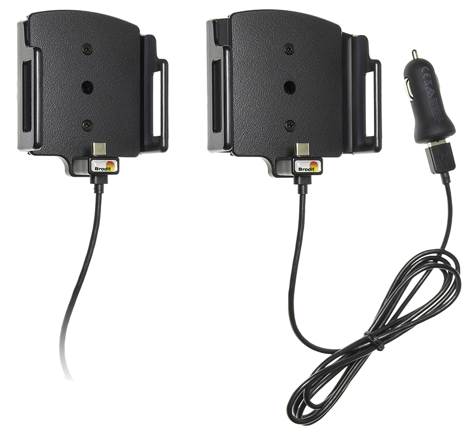 Universele houder USB-C met 12V USB plug 75-89mm / 12-16mm - 521845 - 521845