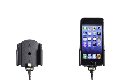 Apple iPhone 5 / 5C / 5S / SE Actieve verstelbare houder met vaste voeding  - 527503 4 - 527503