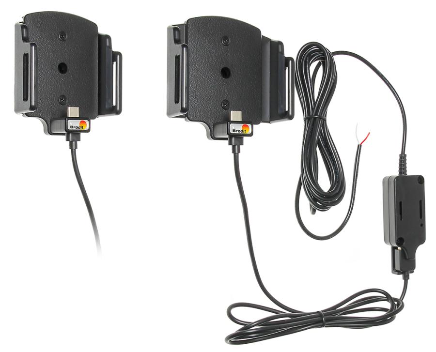 Universele verstelbare houder USB-C met vaste voeding width: 62-77 mm thickness: 6-10 mm - 527840 - 527840